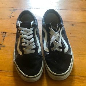 Old School Vans with skull design